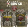 Texas A&M Aggies 2025 Salute To Service Unisex Performance Hoodie