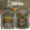 Texas Longhorns 2025 Salute To Service Unisex Performance Hoodie