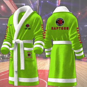 Toronto Raptors NBA Personalized Fleece Bathrobe
