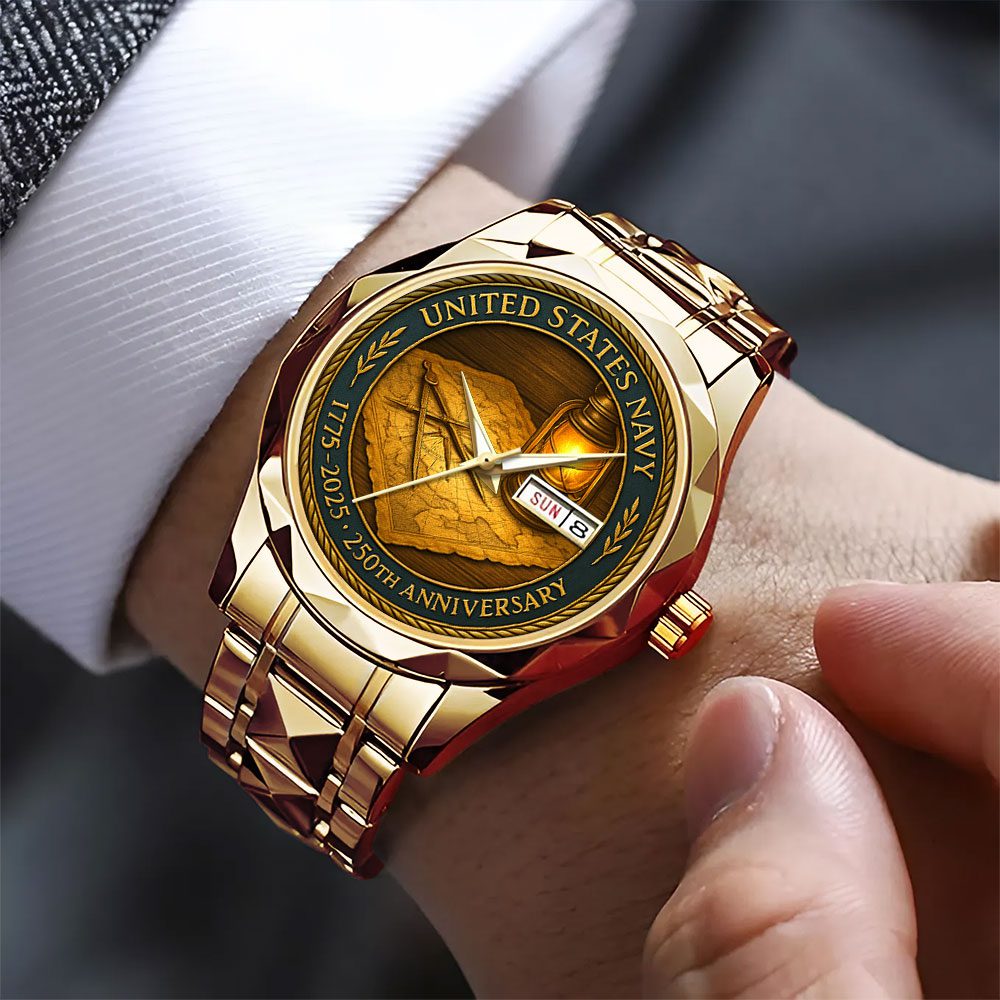 US-Navy-250th-Anniversary-Alloy-Luxury-Quartz-Watch-ALW1000-2