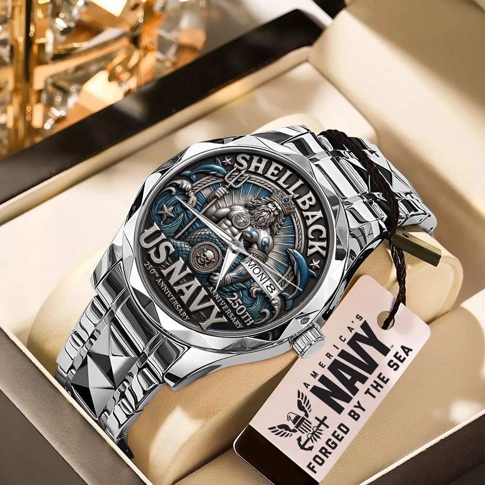 US-Navy-250th-Anniversary-Alloy-Luxury-Quartz-Watch-ALW1021 US Navy 250th Anniversary Alloy Luxury Quartz Watch ALW1021