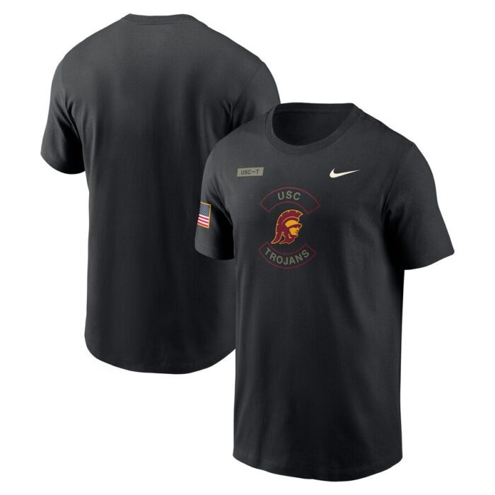 USC Trojans Nike 2025 Military Appreciation Dri-FIT T-Shirt - Black