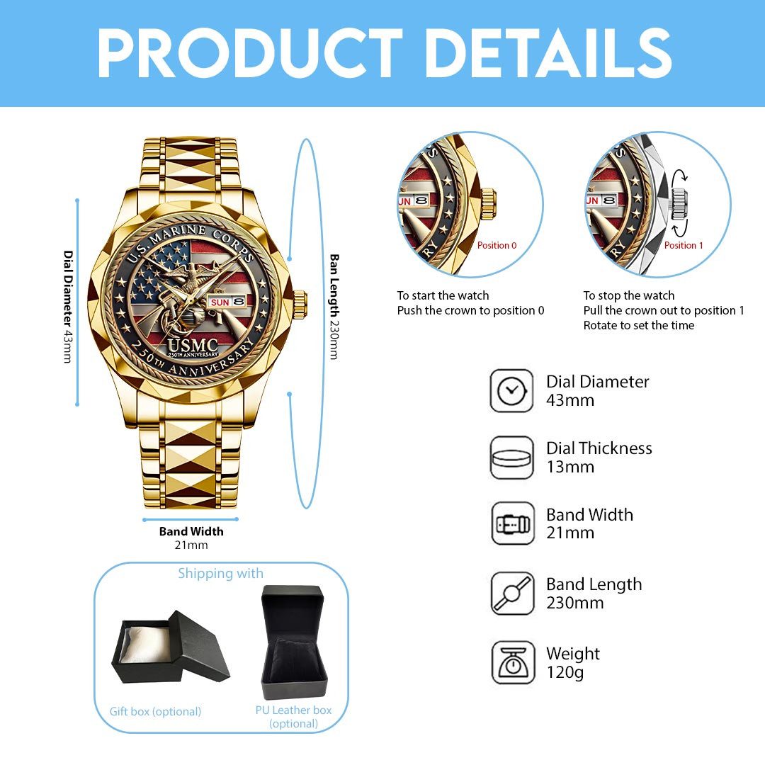 Us-Marine-Corps-Alloy-Luxury-Quartz-Watch-LWW1014-4