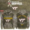 Virginia Tech Hokies 2025 Salute To Service Unisex Performance Hoodie