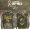 Wake Forest Demon Deacons 2025 Salute To Service Unisex Performance Hoodie