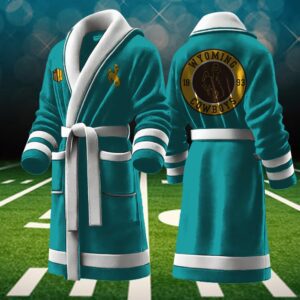 Wyoming Cowboys NCAA Personalized Fleece Bathrobe