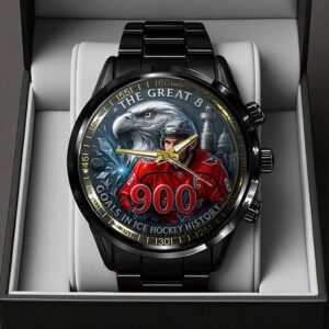 Alex Ovechkin x Washington Capitals Black Stainless Steel Watch GIFT1013