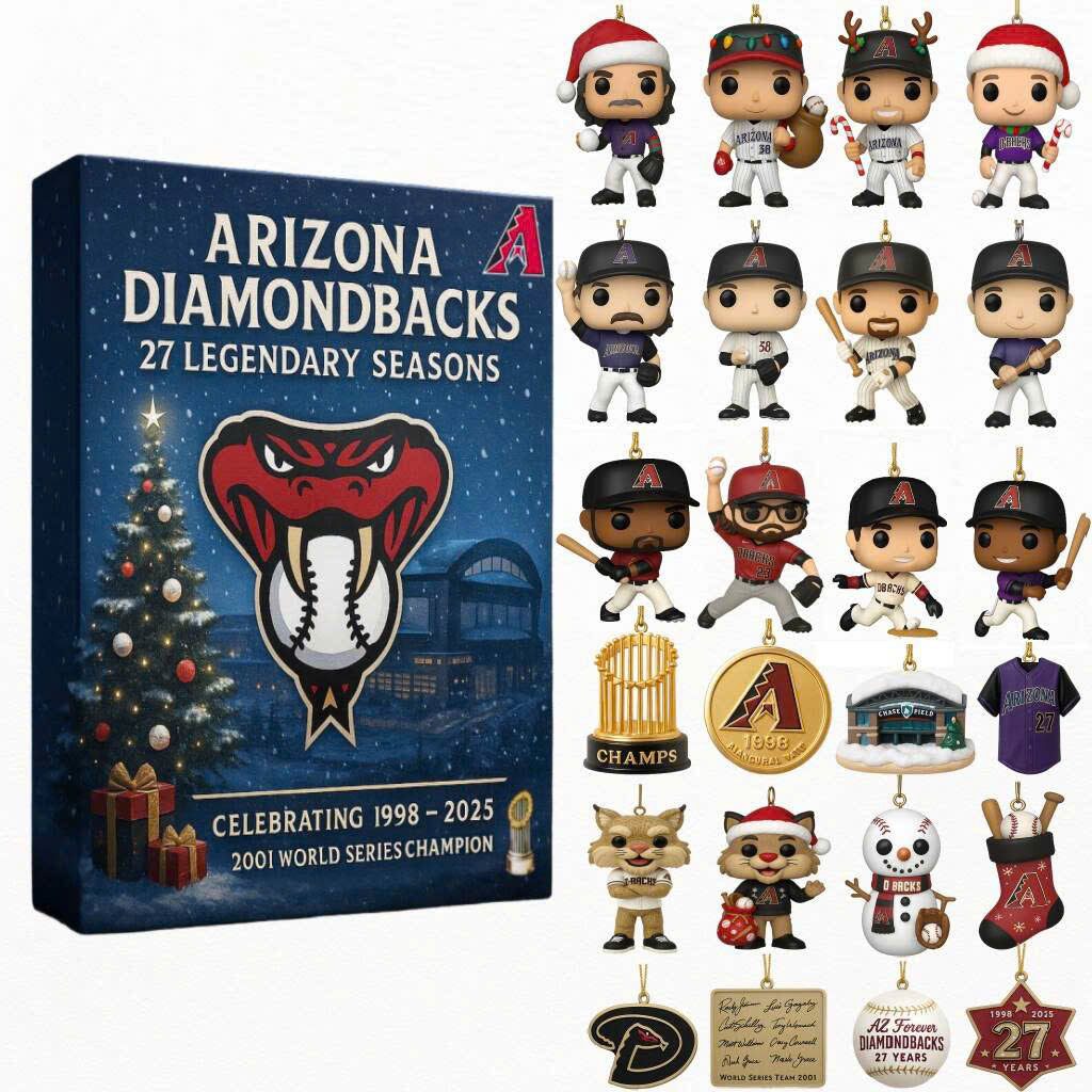 Arizona-Diamondbacks-Advent-Calendar-Acrylic-Hanging-Decor-Box-2025-27Th-Anniversary Arizona Diamondbacks Advent Calendar Acrylic Hanging Decor Box 2025 27Th Anniversary