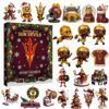 Arizona State Sun Devils Advent Calendar Acrylic Hanging Decor Box 2025
