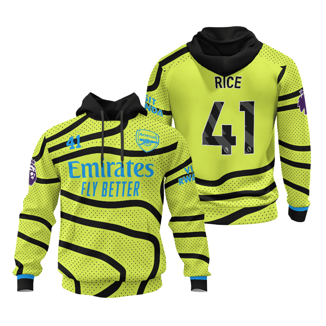 Arsenal-Away-Unisex-Performance-Hoodie-2324-Season-SCC1488 Arsenal Away Unisex Performance Hoodie 23/24 Season SCC1488