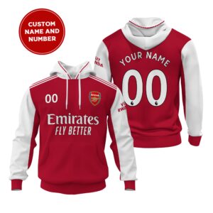 Arsenal Home Unisex Performance Hoodie 23/24 Season SCC1461