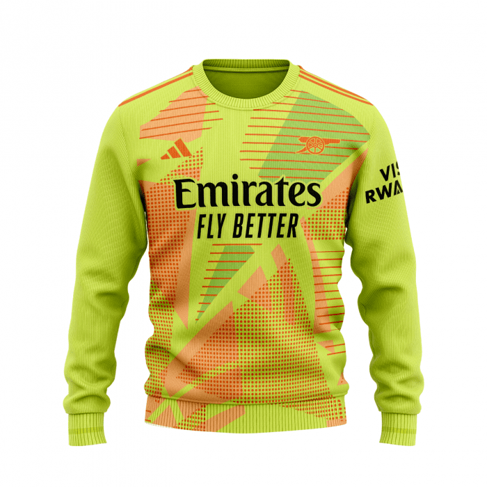 Arsenal-Premier-League-2024-Goalkeeper-Wool-Sweater-2425-Season-SCC1181-2