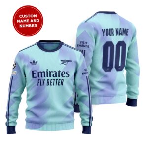 Arsenal Premier League 2024 Third Wool Sweater 24/25 Season SCC1171