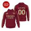 Arsenal Training Unisex Performance Hoodie 23/24 Season SCC1493
