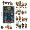 Auburn Tigers Football Advent Calendar Acrylic Hanging Decor Box 24 Collectible Surprises