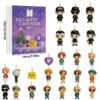 BTS Advent Calendar Acrylic Hanging Decor Box 2025 24 Collectible Surprises for K-pop Fans