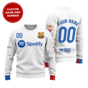 Barcelona Away Wool Sweater 23/24 Season SCC1346