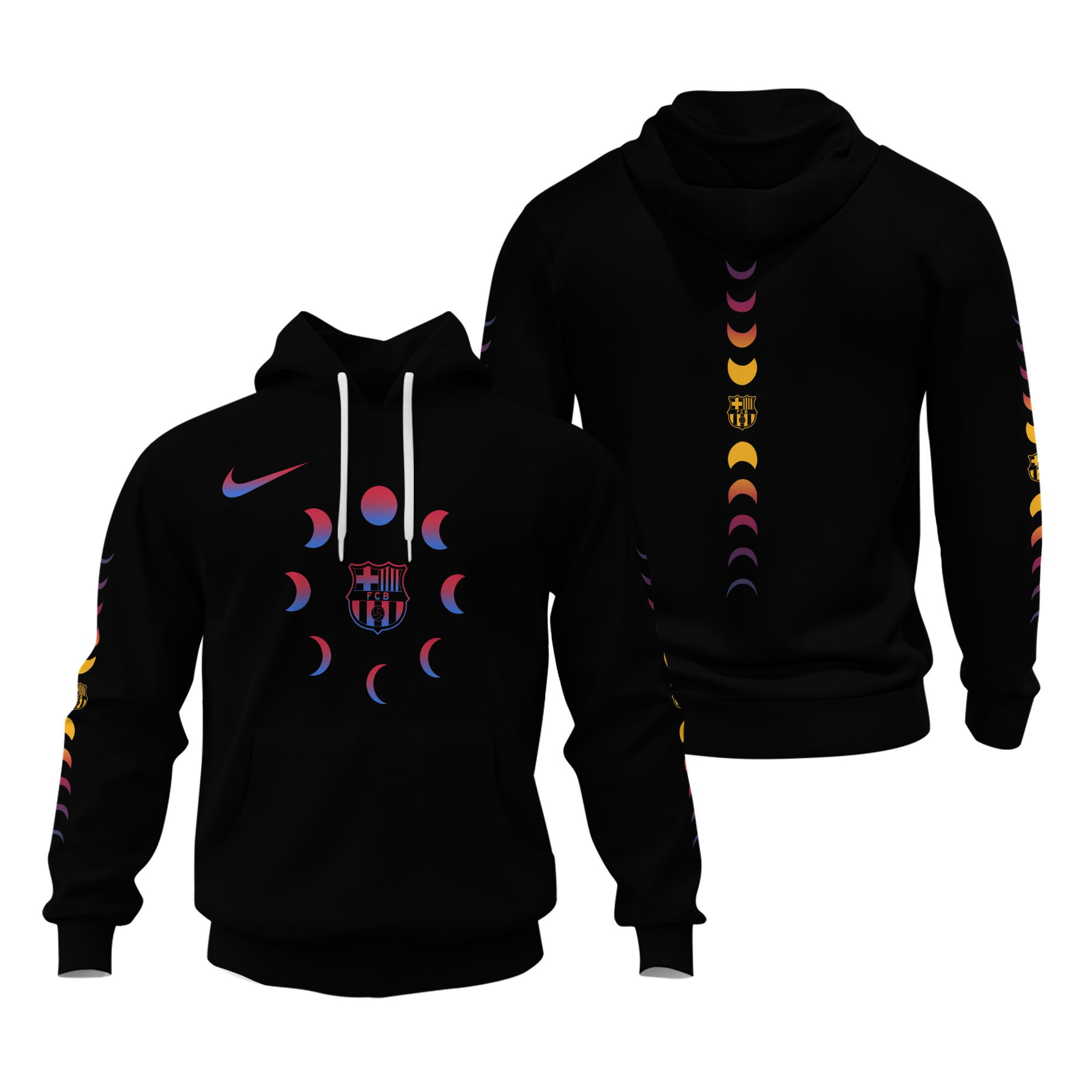 Barcelona-Unisex-Performance-Hoodie-2425-Season-SCC1116 Barcelona Unisex Performance Hoodie 24/25 Season SCC1116
