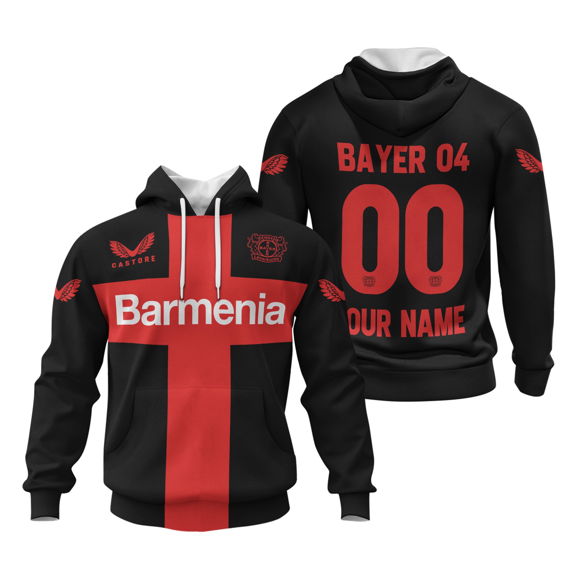 Bayer-04-Leverkusen-Unisex-Performance-Hoodie-SCC1454 Bayer 04 Leverkusen Unisex Performance Hoodie SCC1454