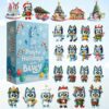 Bluey Playful Holidays with Bluey Advent Calendar Acrylic Hanging Decor Box 2025 - Christmas Gift