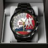 Boston Red Sox 125th Anniversary Black Stainless Steel Watch GIFT1035