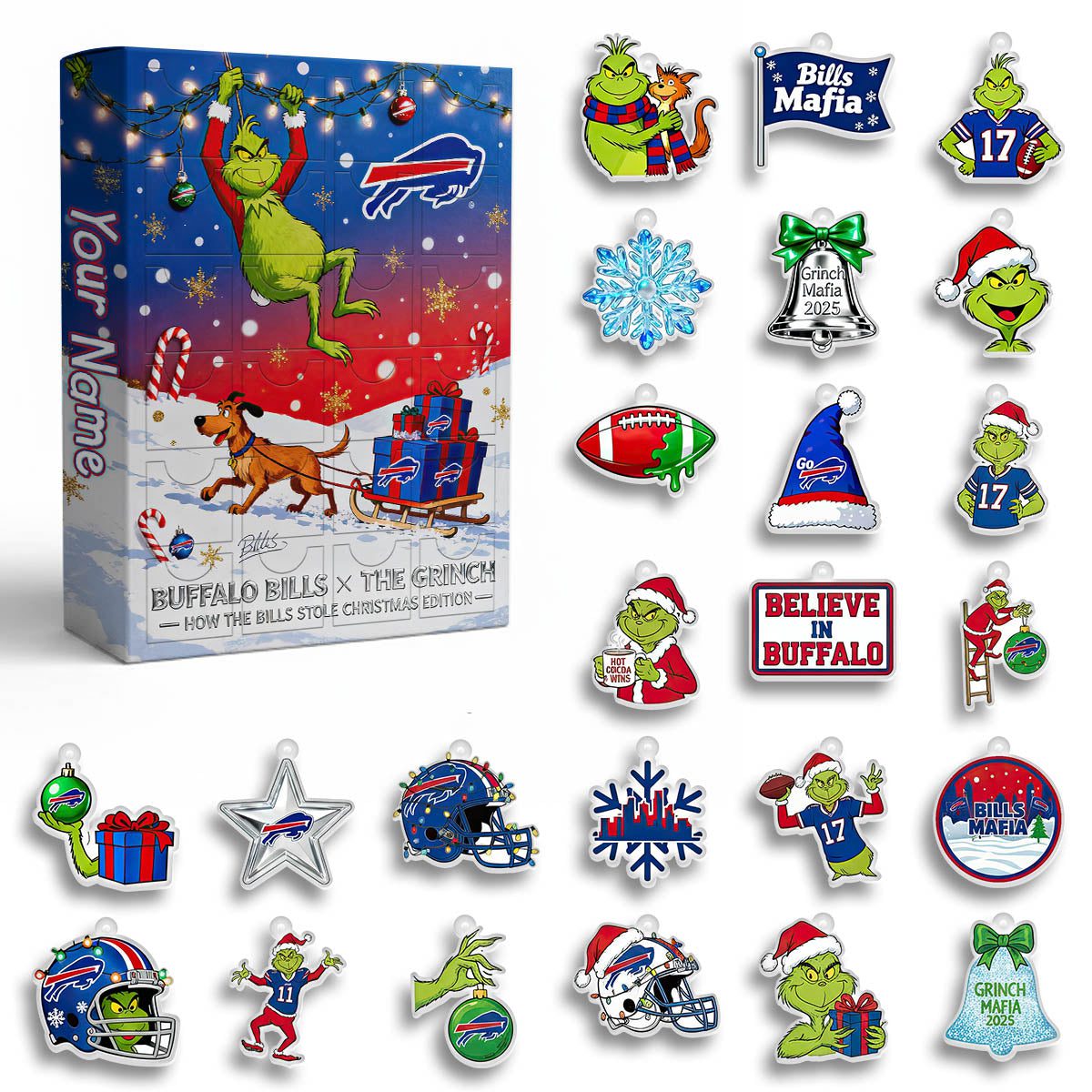 Buffalo-Bills-X-Grinch-2025-Advent-Calendar-Acrylic-Hanging-Decor-Box-1