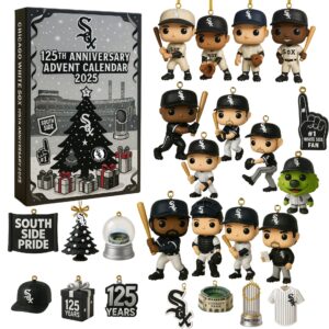 Chicago White Sox 125Th Anniversary Advent Calendar Acrylic Hanging Decor Box 2025