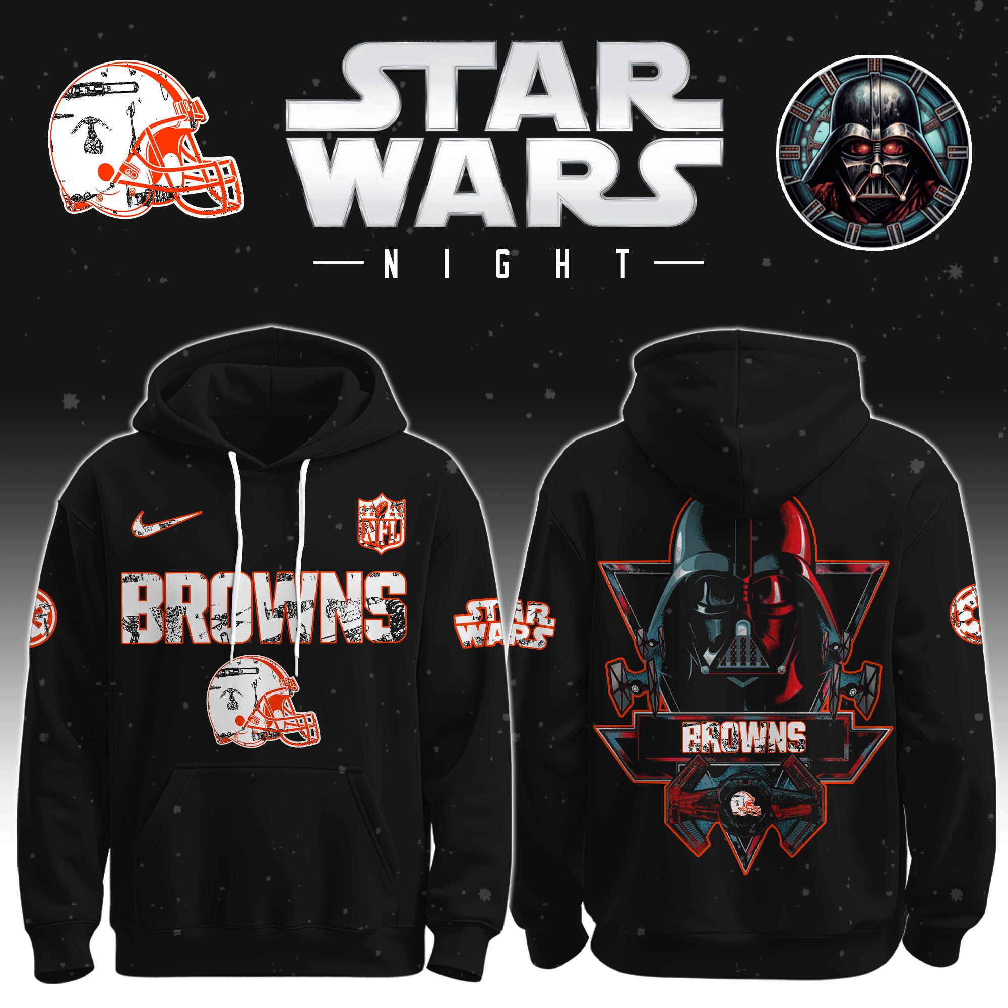 Cleveland-Browns-Star-Wars-Darth-Vader-Limited-Editions-Performance-Unisex-Hoodie-Jogger-Set Cleveland Browns Star Wars Darth Vader Limited Editions Performance Unisex Hoodie Jogger Set