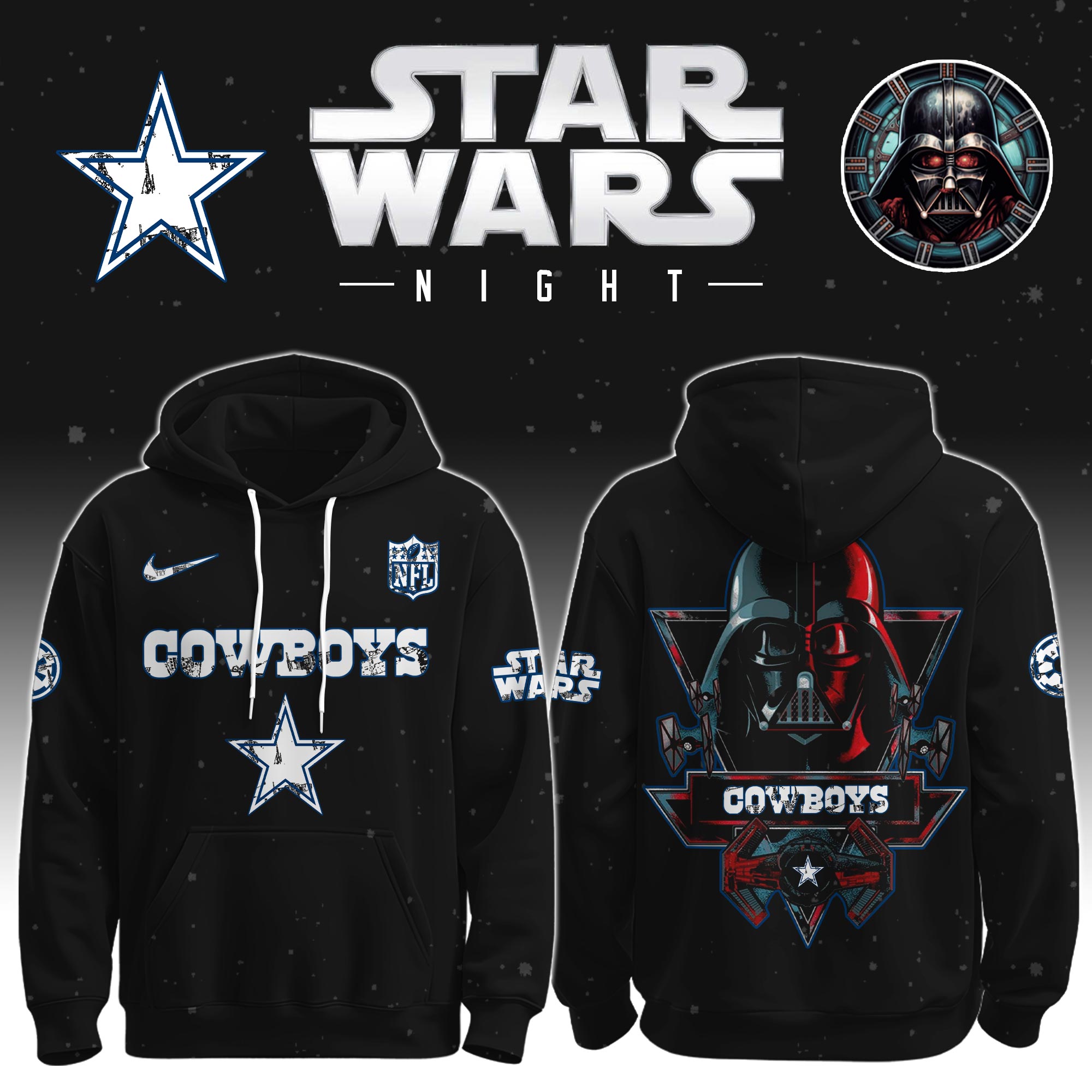 Dallas-Cowboys-Star-Wars-Darth-Vader-Limited-Editions-Performance-Unisex-Hoodie-Jogger-Set Dallas Cowboys Star Wars Darth Vader Limited Editions Performance Unisex Hoodie Jogger Set