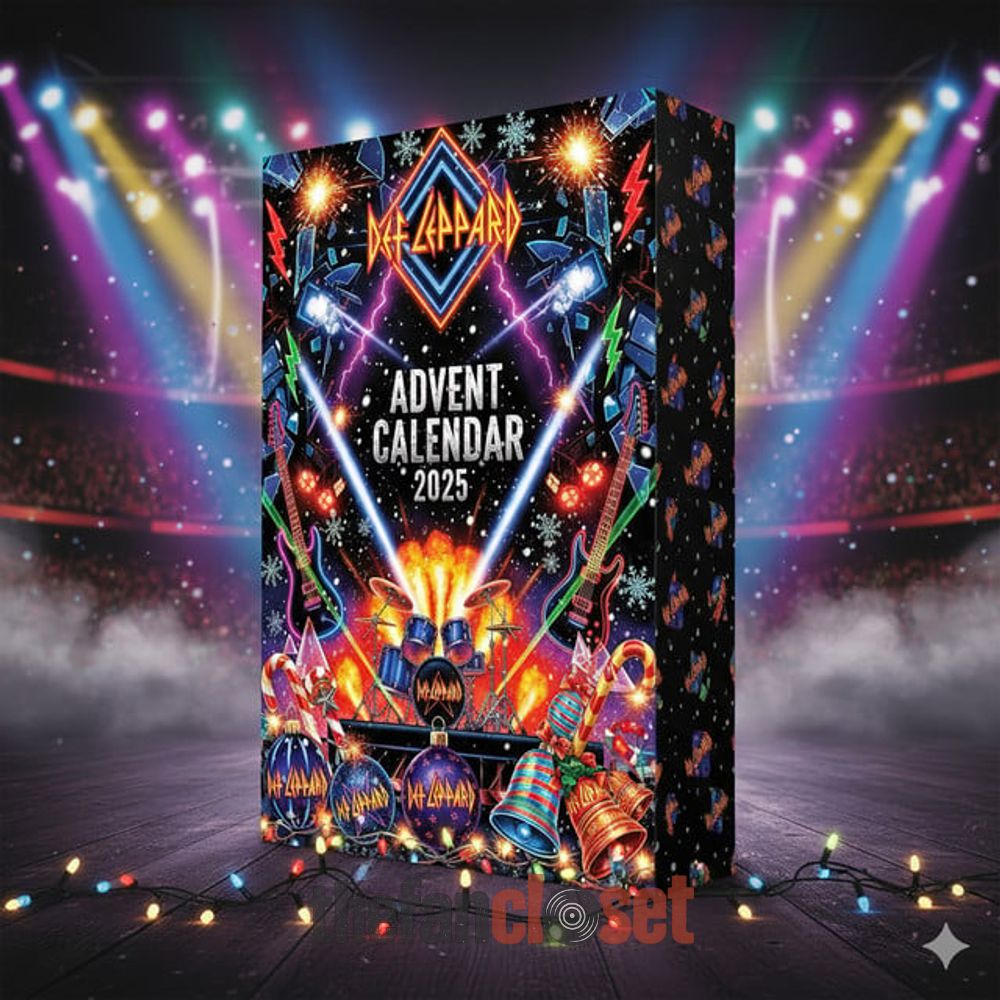 Def Leppard Christmas Advent Calendar 2025 Def Leppard Christmas Advent Calendar Acrylic Hanging Decor Box 2025