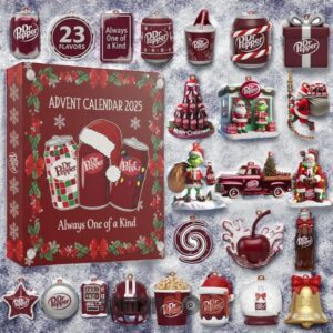 Dr Pepper Always One Of a Kind Advent Calendar Acrylic Hanging Decor Box 2025