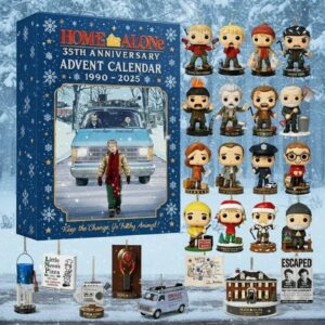 Home Alone 35th Anniversary Advent Calendar Acrylic Hanging Decor Box 2025 Classic Movie Countdown Gift