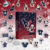 Houston Texans Advent Calendar Acrylic Hanging Decor Box - Gift For Fan