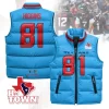 Houston Texans Unisex Puffer Vest Sleeveless Down Jacket- Blue / Jayden Higgins-81