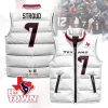 Houston Texans Unisex Puffer Vest Sleeveless Down Jacket- White / C. J. Stroud-7