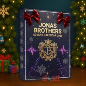 Jonas Brothers Band Christmas 2025 Advent Calendar Acrylic Hanging Decor Box