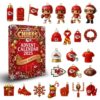 Kansan City Chiefs Advent Calendar Acrylic Hanging Decor Box 2025