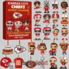 Kansas City Chiefs 2025 62nd Anniversary Advent Calendar Acrylic Hanging Decor Box