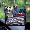 Kyle Larson 2025 NASCAR Cup Series Champion Custom shape 2-sided Acrylic Car Ornament  KLCHAMP1011
