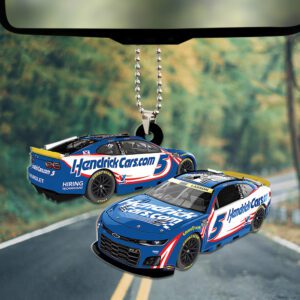 Kyle Larson 2025 NASCAR Cup Series Champion Custom shape 2-sided Acrylic Car Ornament  KLCHAMP1023