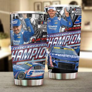 Kyle Larson 2025 NASCAR Cup Series Champion Tumbler Cup  KLCHAMP1009