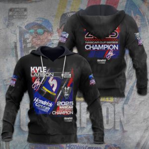 Kyle Larson 2025 NASCAR Cup Series Champion Unisex Performace Hoodie KLCHAMP1041
