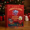 Liberty Flames 52nd Anniversary Advent Calendar Acrylic Hanging Decor Box 2025