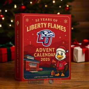 Liberty Flames 52nd Anniversary Advent Calendar Acrylic Hanging Decor Box 2025