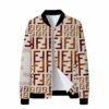 Limited Edition Fendi Varsity Zipper Luxury Jacket VSJ1109