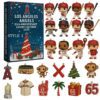 Los Angeles Angels Advent Calendar Acrylic Hanging Decor Box 2025 65Th Anniversary