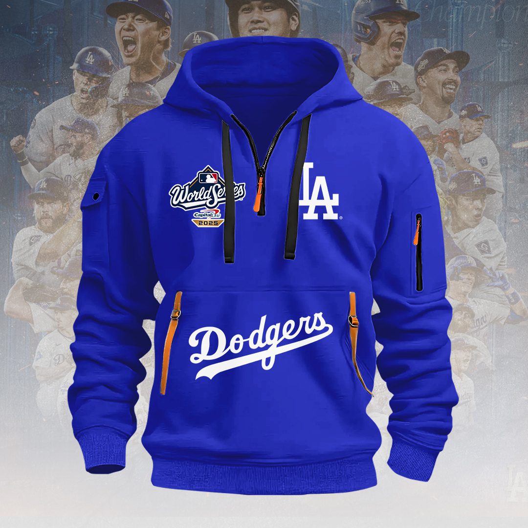 Los-Angeles-Dodgers-2025-World-Series-Champions-2D-Quarter-Zip-Hoodie-CHAMP1073-1