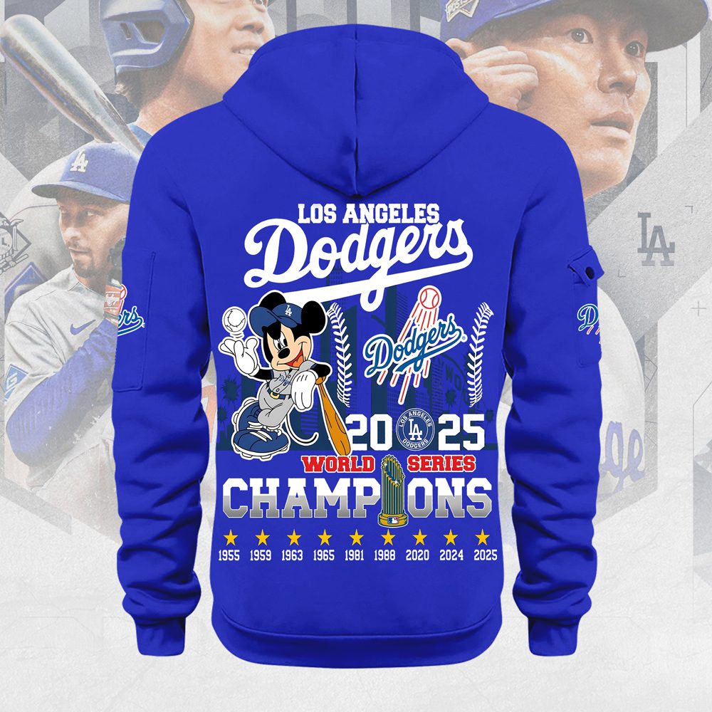 Los-Angeles-Dodgers-2025-World-Series-Champions-2D-Quarter-Zip-Hoodie-CHAMP1074-2