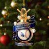 Los Angeles Dodgers 2025 World Series Champions Custom Shape 2-sided Acrylic Ornament CHAMP1046