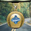 Los Angeles Dodgers 2025 World Series Champions Custom shape 2-sided Acrylic Car Ornament CHAMP1044